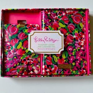 Lilly Pulitzer Passport Cover & Luggage Tag | New, Never Used